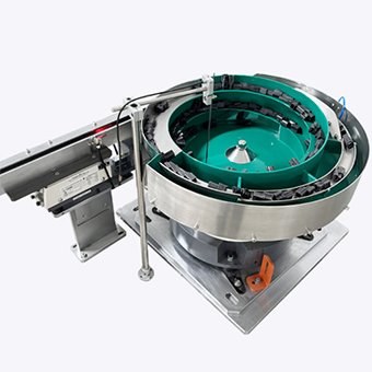 Component bowl feeder for small electronic connector parts