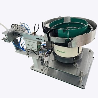 Vibratory bowl feeder for screws and small fasteners